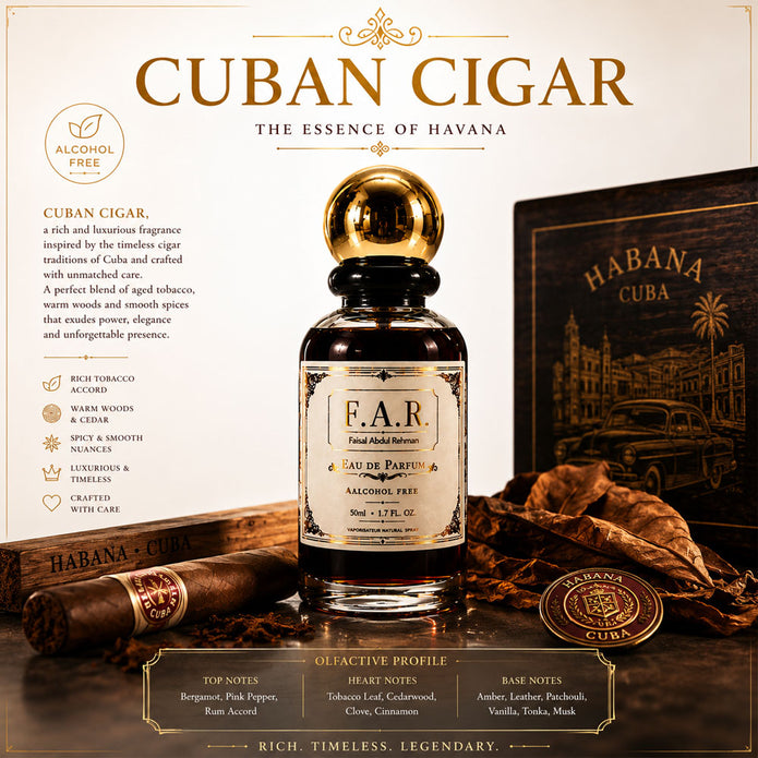 Faisal Abdul Rehman Cuban Cigar Eau De Parfum For Unisex
