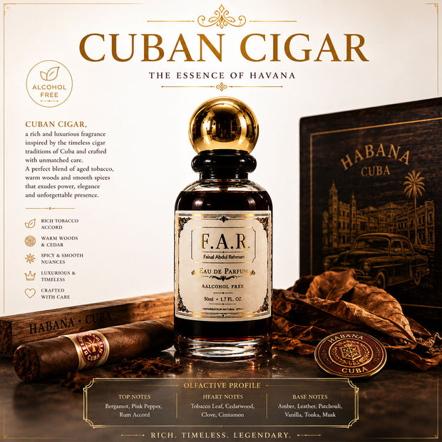 Faisal Abdul Rehman Cuban Cigar Eau De Parfum For Unisex
