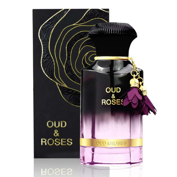 Ahmed Al Maghribi Oud & Roses Extrait De Parfum For Unisex