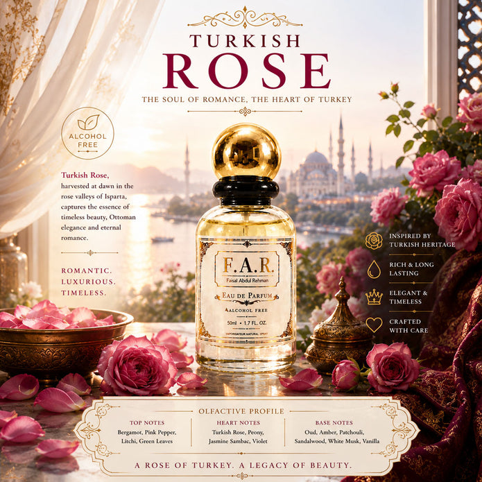 Faisal Abdul Rehman Turkish Rose Eau De Parfum For Unisex