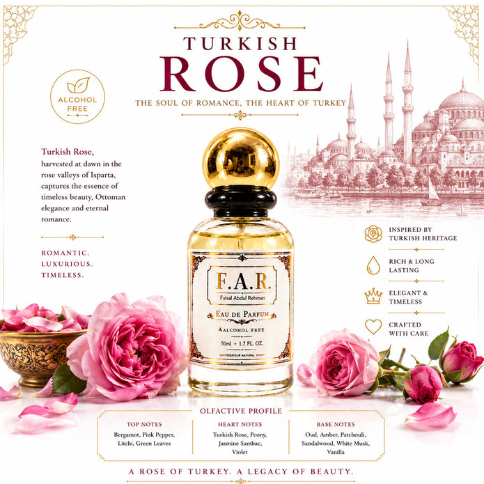 Faisal Abdul Rehman Turkish Rose Eau De Parfum For Unisex