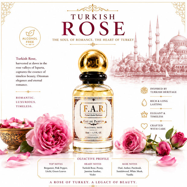Faisal Abdul Rehman Turkish Rose Eau De Parfum For Unisex