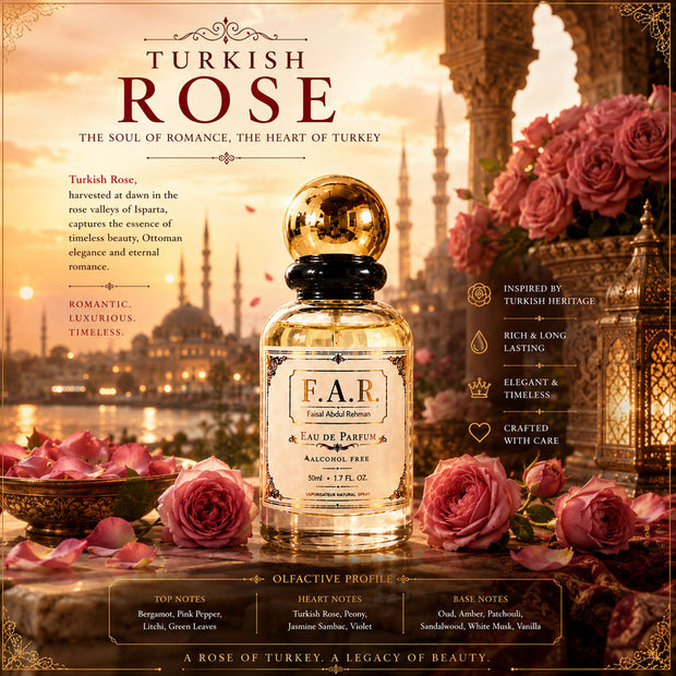 Faisal Abdul Rehman Turkish Rose Eau De Parfum For Unisex